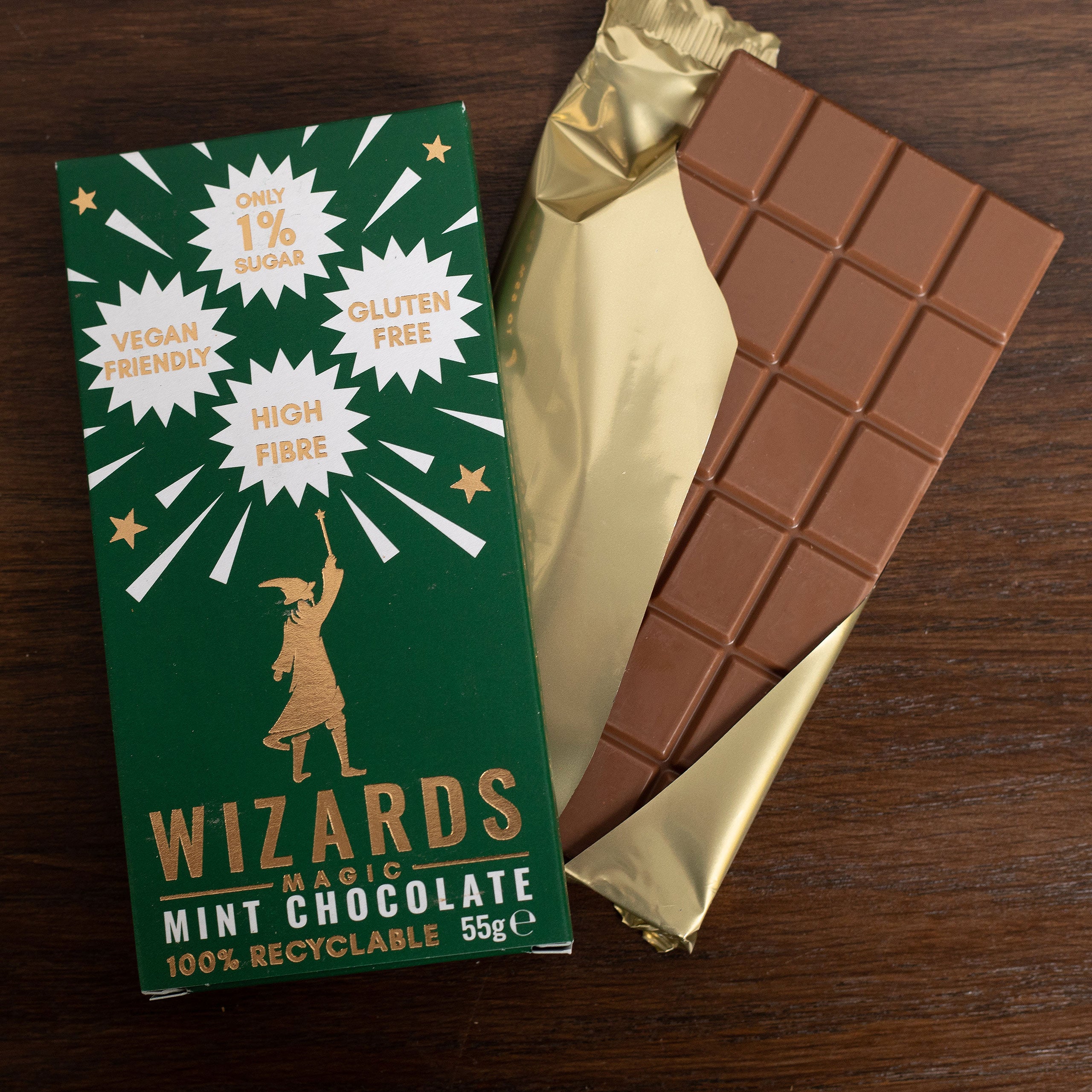 Zdjęcie produktu Wizards Magic - Miętowa czekolada 12 tabliczek