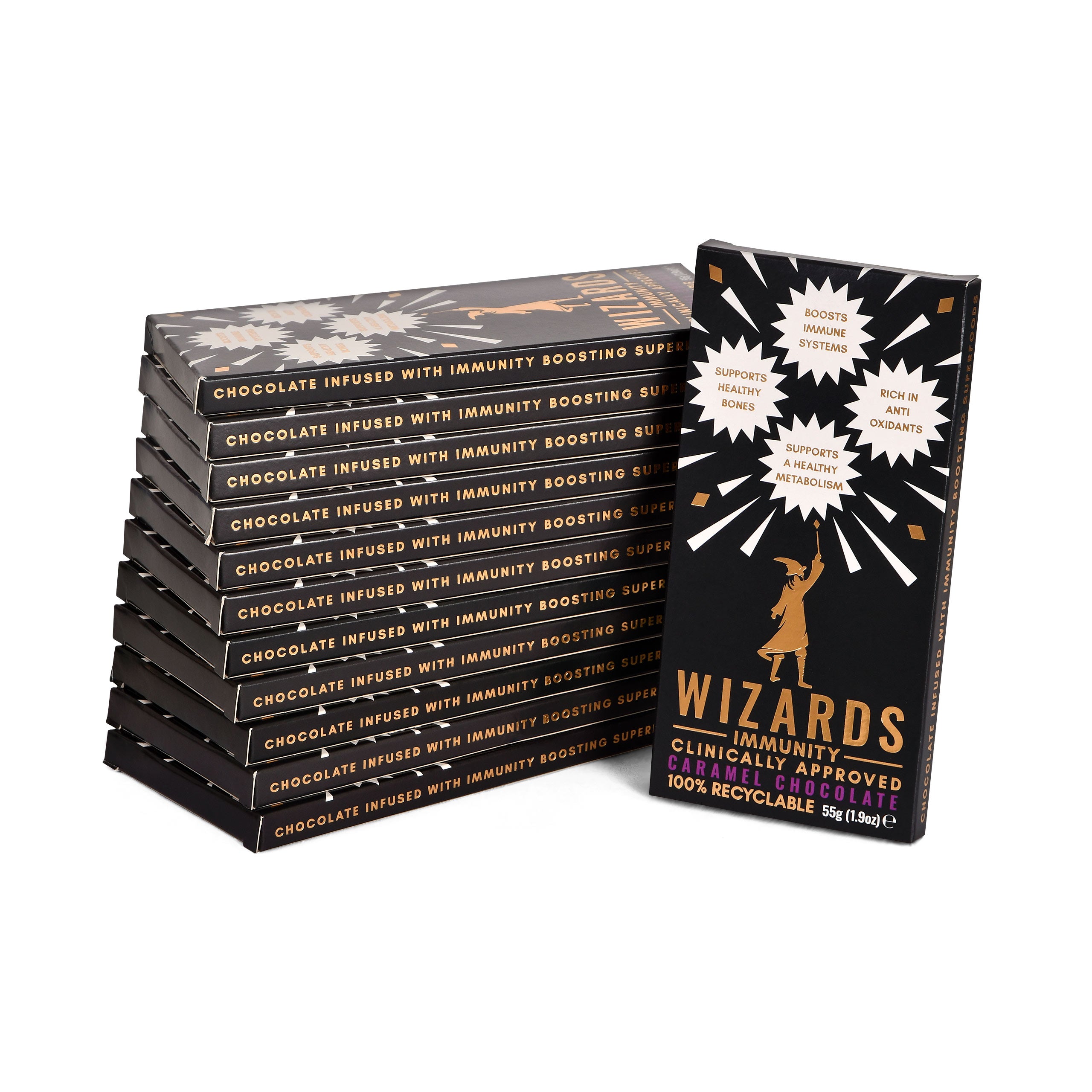 Zdjęcie produktu Wizards Magic - Immunity Karmelowa Czekolada 12 Tabliczek