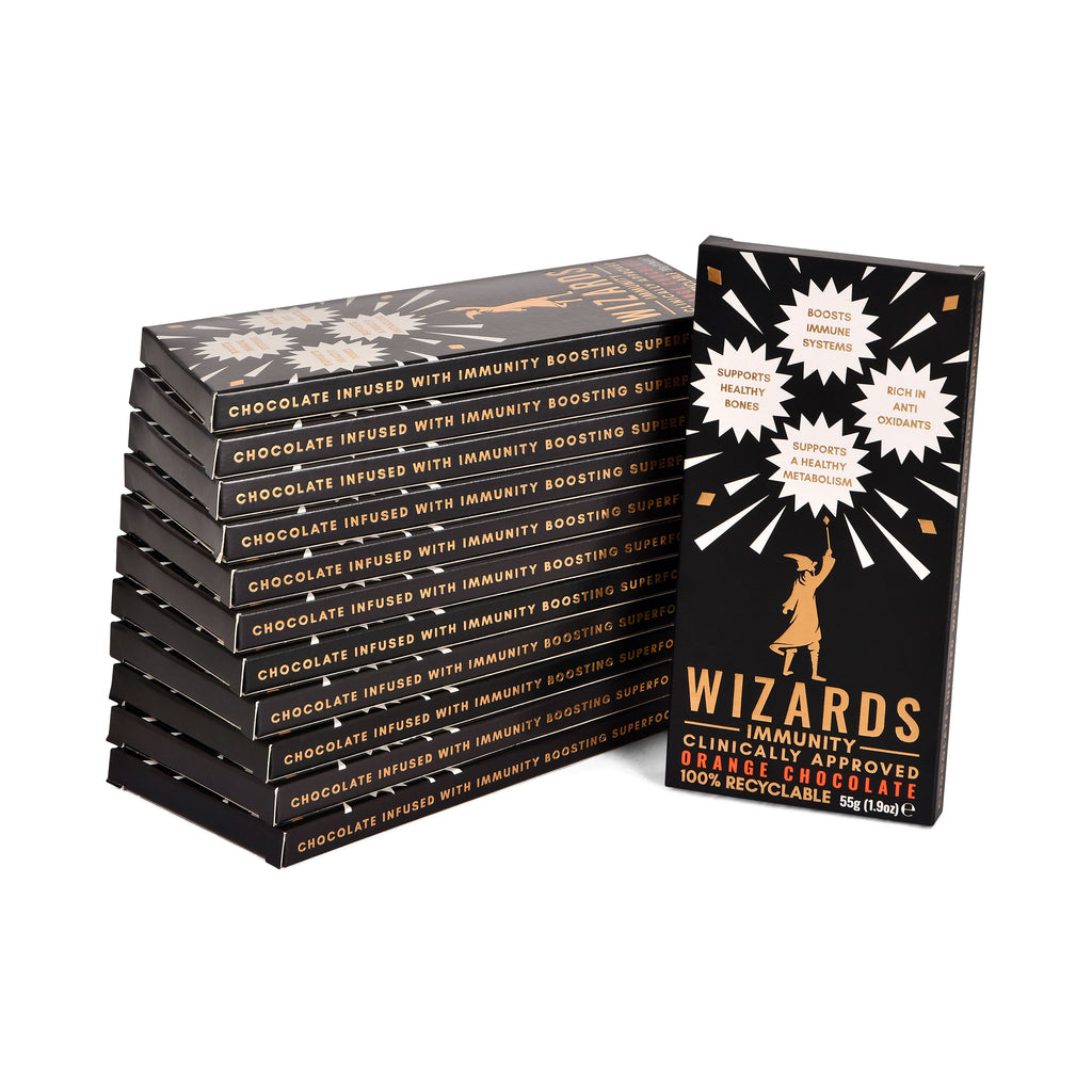 Zdjęcie produktu Wizards Magic - Immunity Czekolada Pomarańczowa 12 Tabliczek