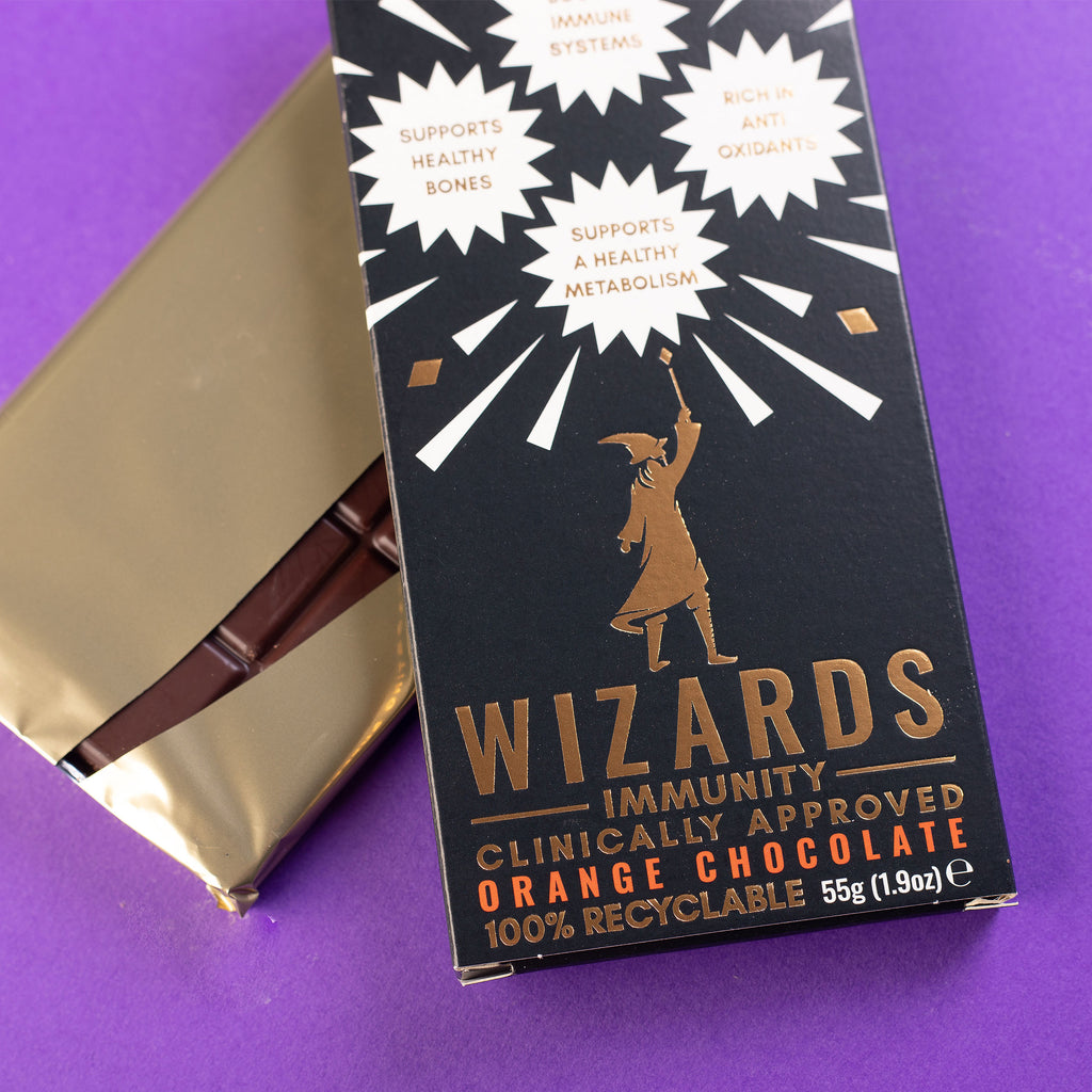 Zdjęcie produktu Wizards Magic - Immunity Czekolada Pomarańczowa 12 Tabliczek