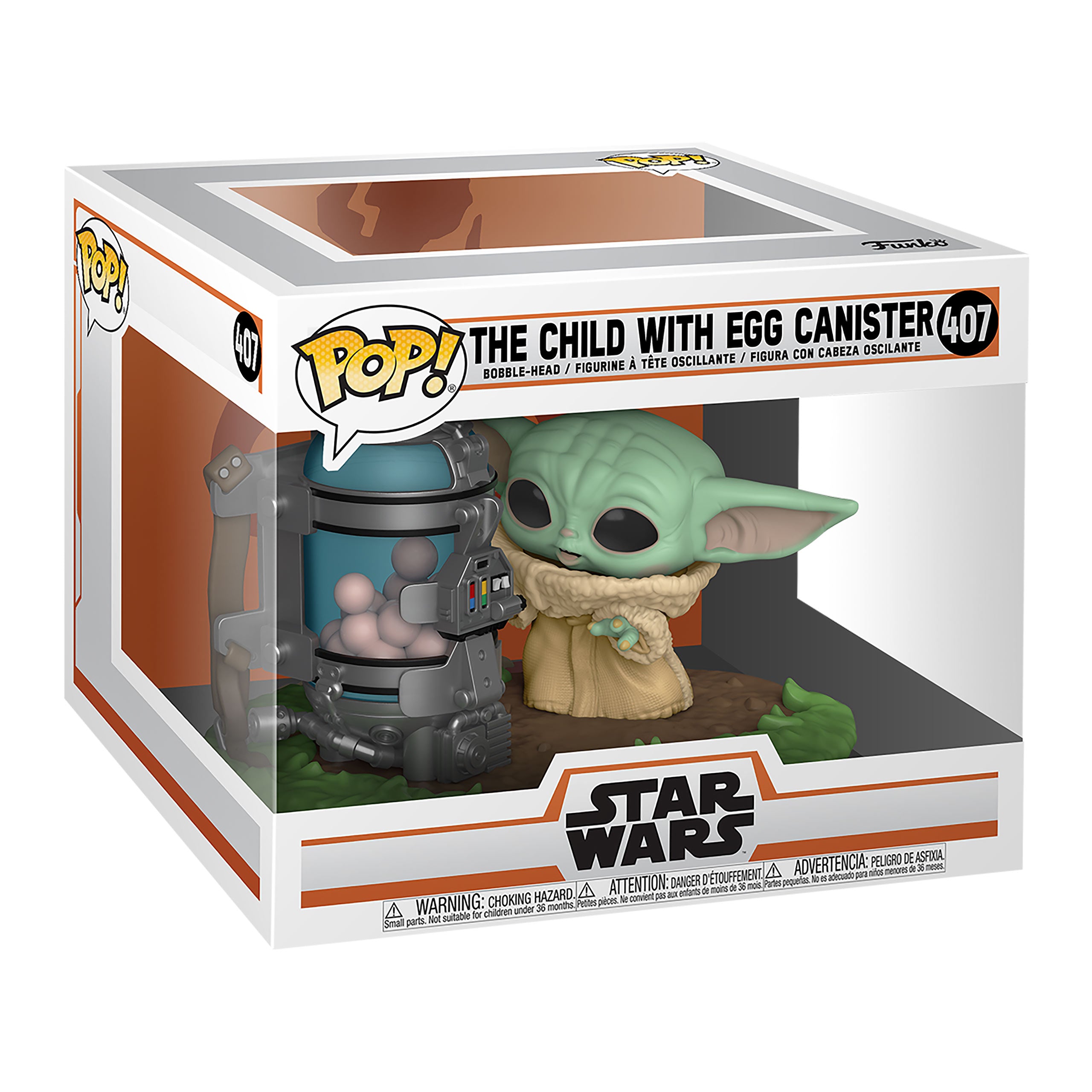 Zdjęcie produktu Dziecko z pojemnikiem na jajka Funko Pop figurka z kiwającą głową - Star Wars The Mandalorian