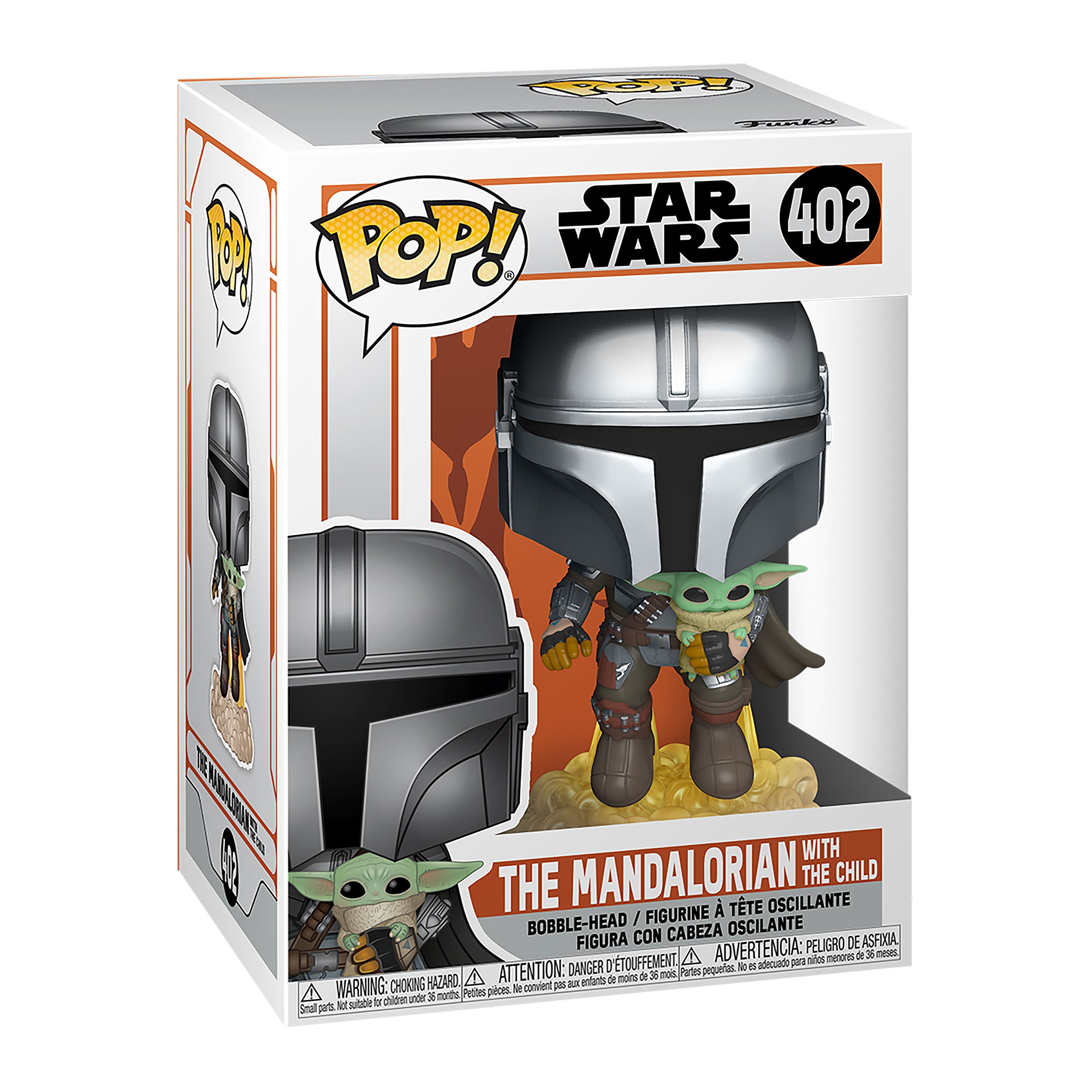 Zdjęcie produktu The Mandalorian z The Child Funko Pop figurka z kiwającą głową - Star Wars