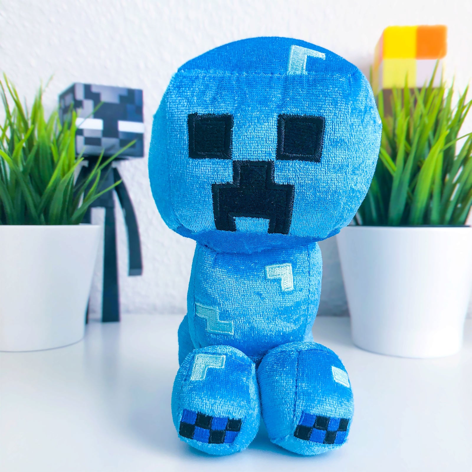 Zdjęcie produktu Minecraft - Happy Explorer Charged Creeper Pluszowa Figurka 19 cm