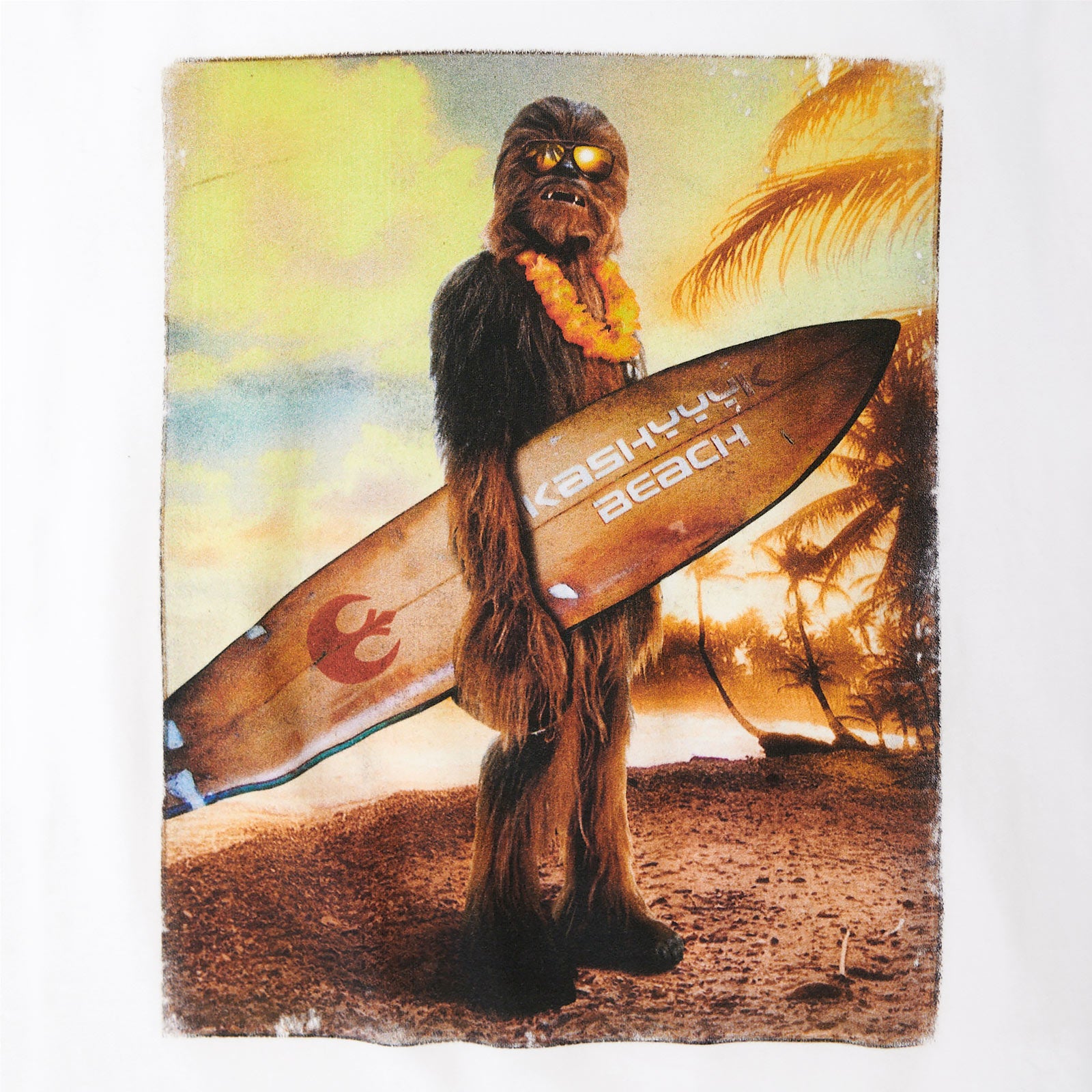 Zdjęcie produktu Star Wars - Wookiee Surfer T-Shirt biały