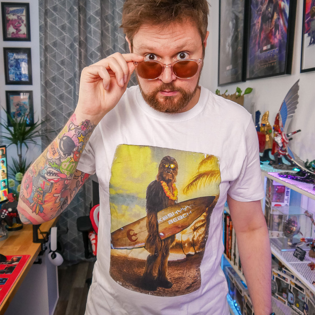 Zdjęcie produktu Star Wars - Wookiee Surfer T-Shirt biały