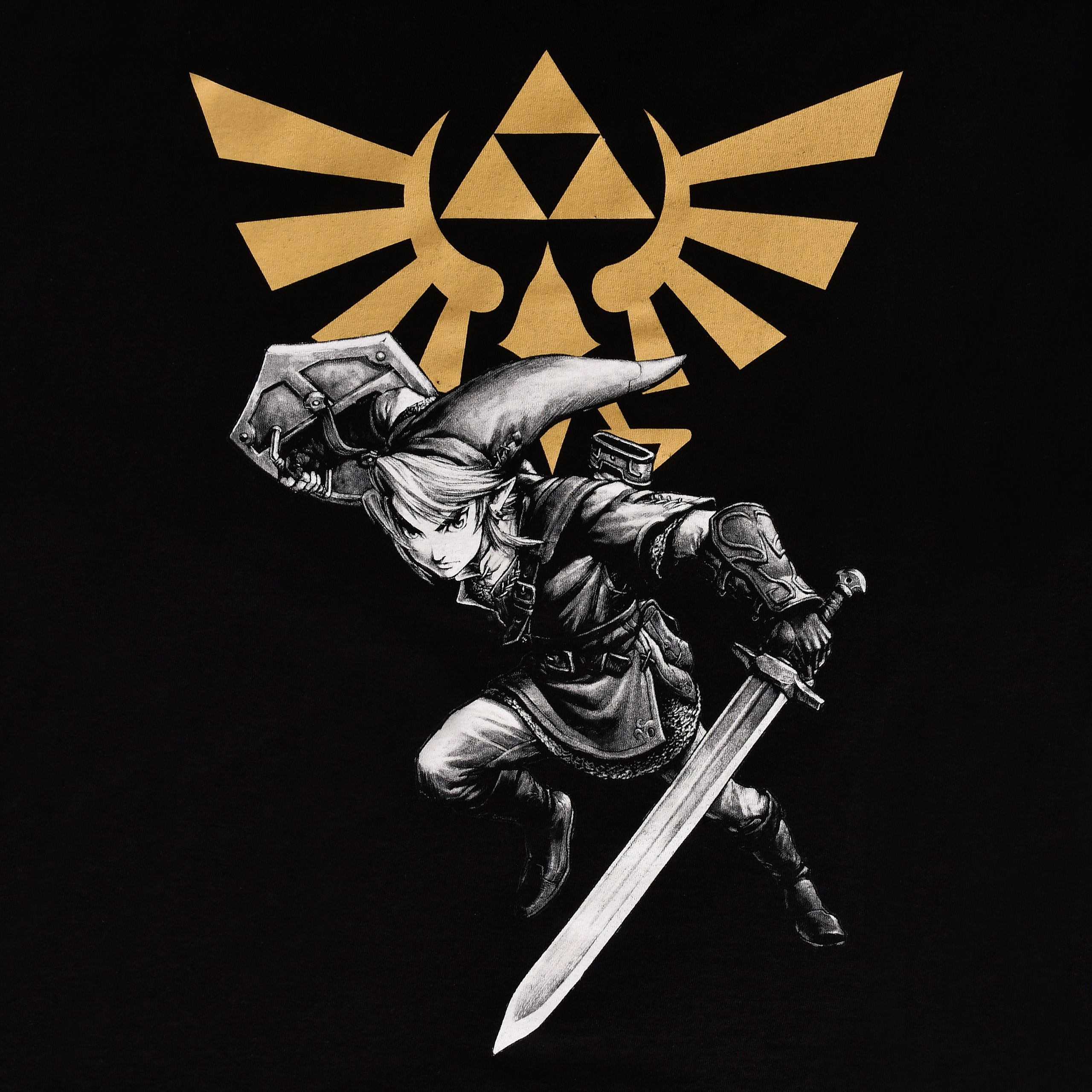 Zdjęcie produktu Zelda - Link Battle T-Shirt czarne