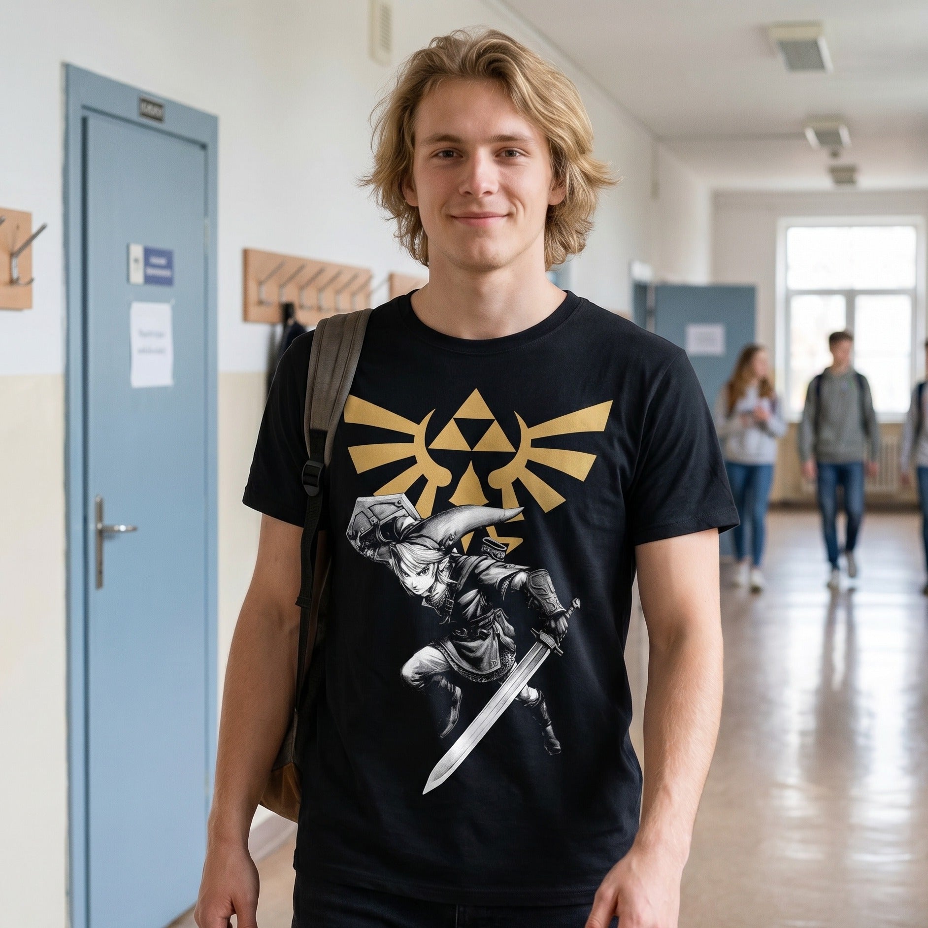 Zdjęcie produktu Zelda - Link Battle T-Shirt czarne