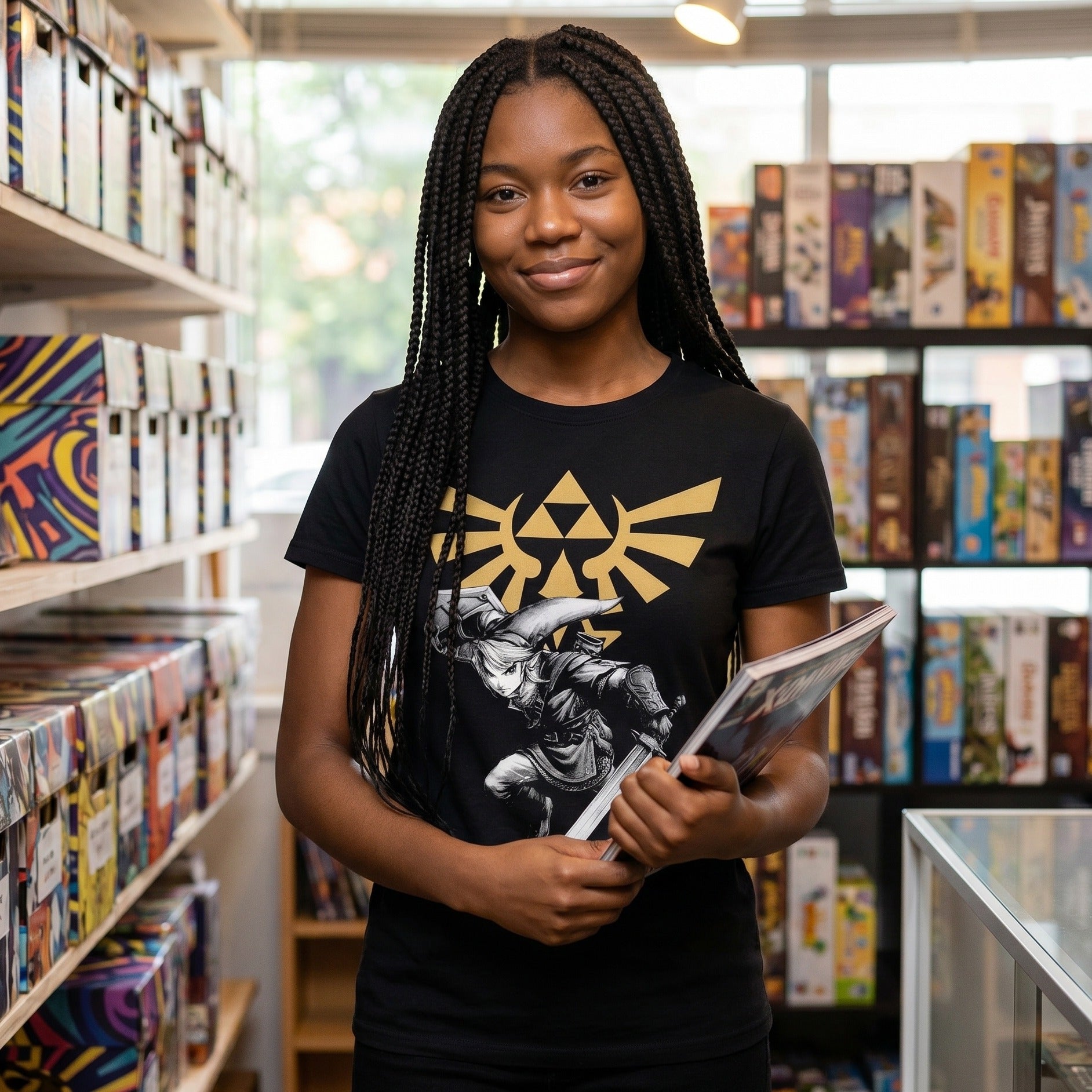 Zdjęcie produktu Zelda - Link Battle T-Shirt czarne