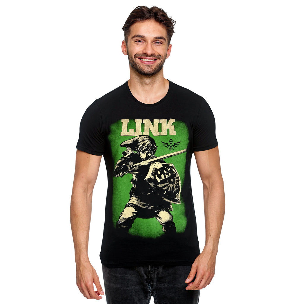 Product image Zelda - Link Hero of Hyrule T-Shirt Black