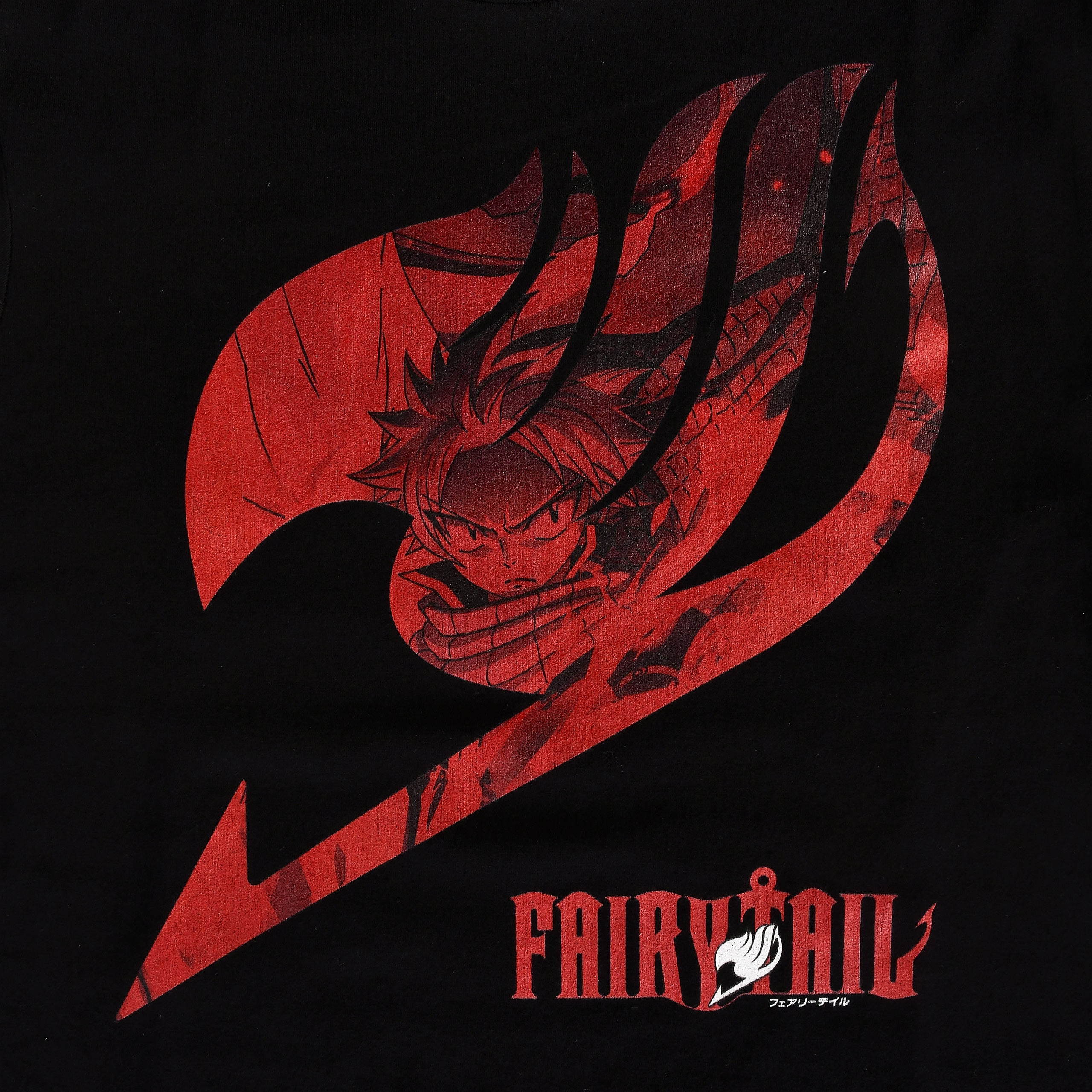 Zdjęcie produktu Fairy Tail - Logo z Natsu T-Shirt czarne