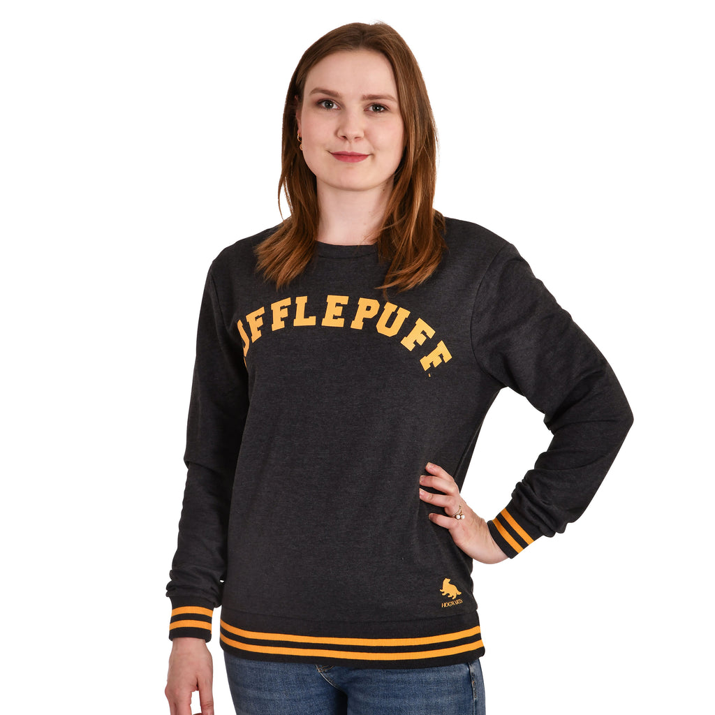 Zdjęcie produktu Harry Potter - Hufflepuff College Sweter szary