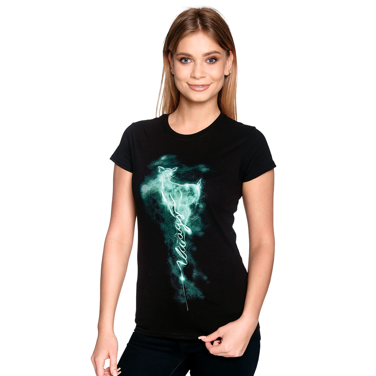 Zdjęcie produktu Snape Patronus Always T-Shirt damskie czarne - Harry Potter