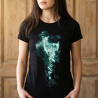 Zdjęcie produktu Snape Patronus Always T-Shirt damskie czarne - Harry Potter