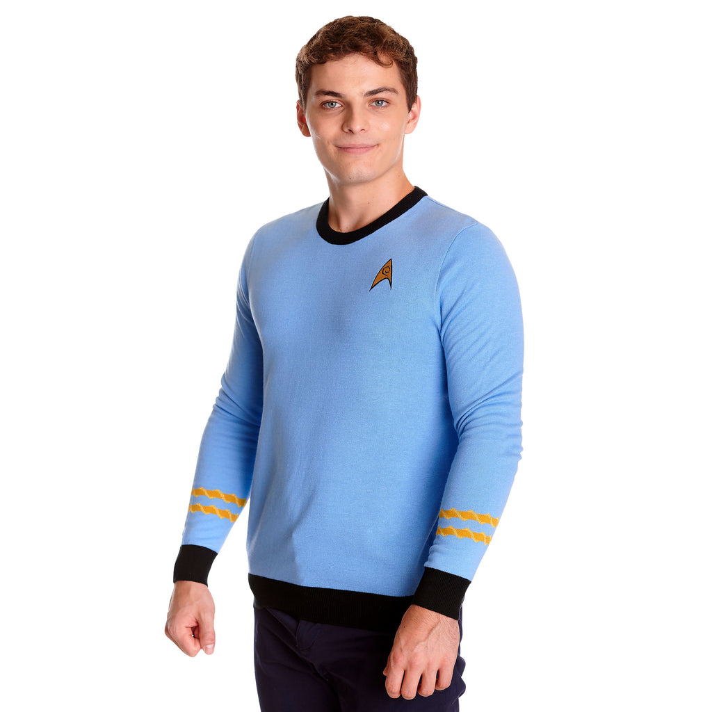 Zdjęcie produktu Star Trek - Sweter z dzianiny Mister Spock Uniform niebieski