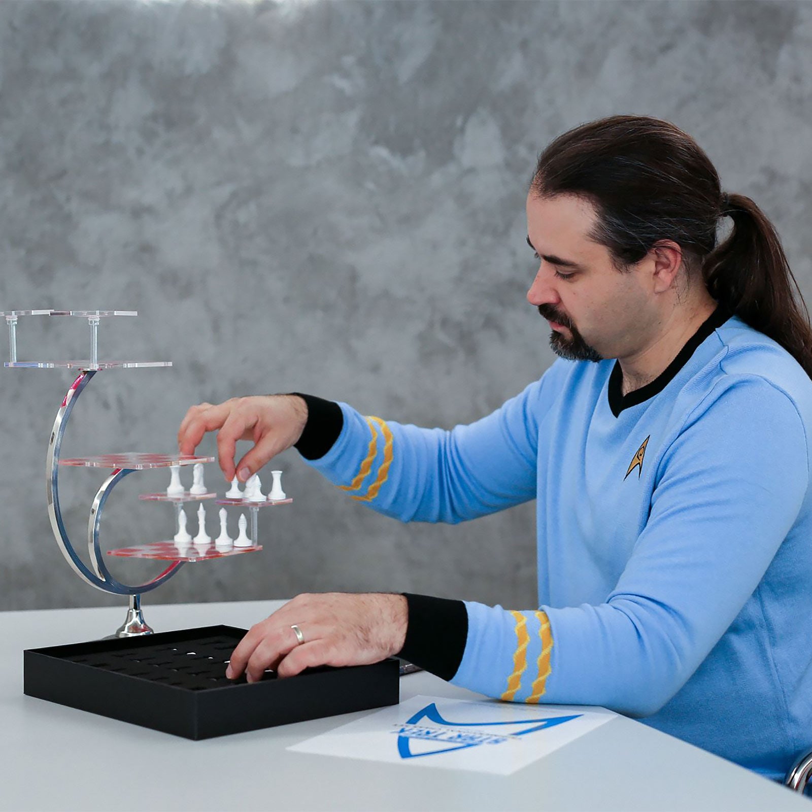 Zdjęcie produktu Star Trek - Sweter z dzianiny Mister Spock Uniform niebieski