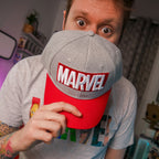 Product image Marvel - Logo Baseball Cap grey-red