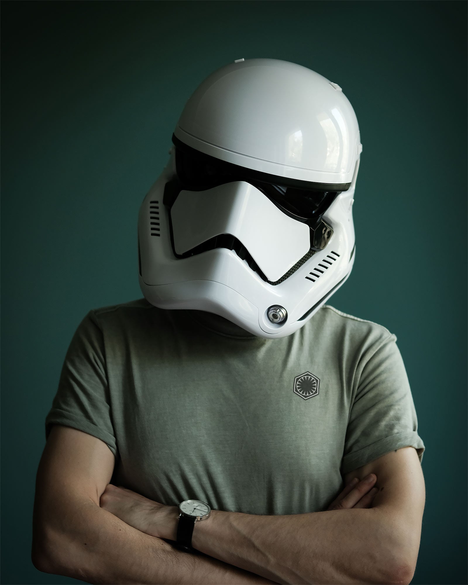 Zdjęcie produktu Replika hełmu szturmowca Najwyższego Porządku z modulatorem głosu - Star Wars