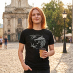 Zdjęcie produktu Witcher - Koszulka z emblematem wilka czarna