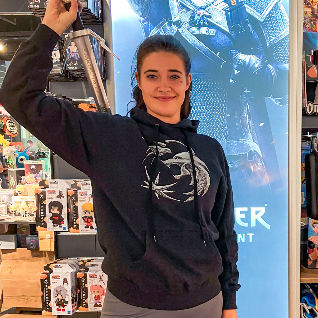 Product image Witcher - Wolf Emblem Hoodie Black
