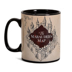 Zdjęcie produktu Harry Potter - Kubek z efektem termicznym Mapa Huncwotów czarny