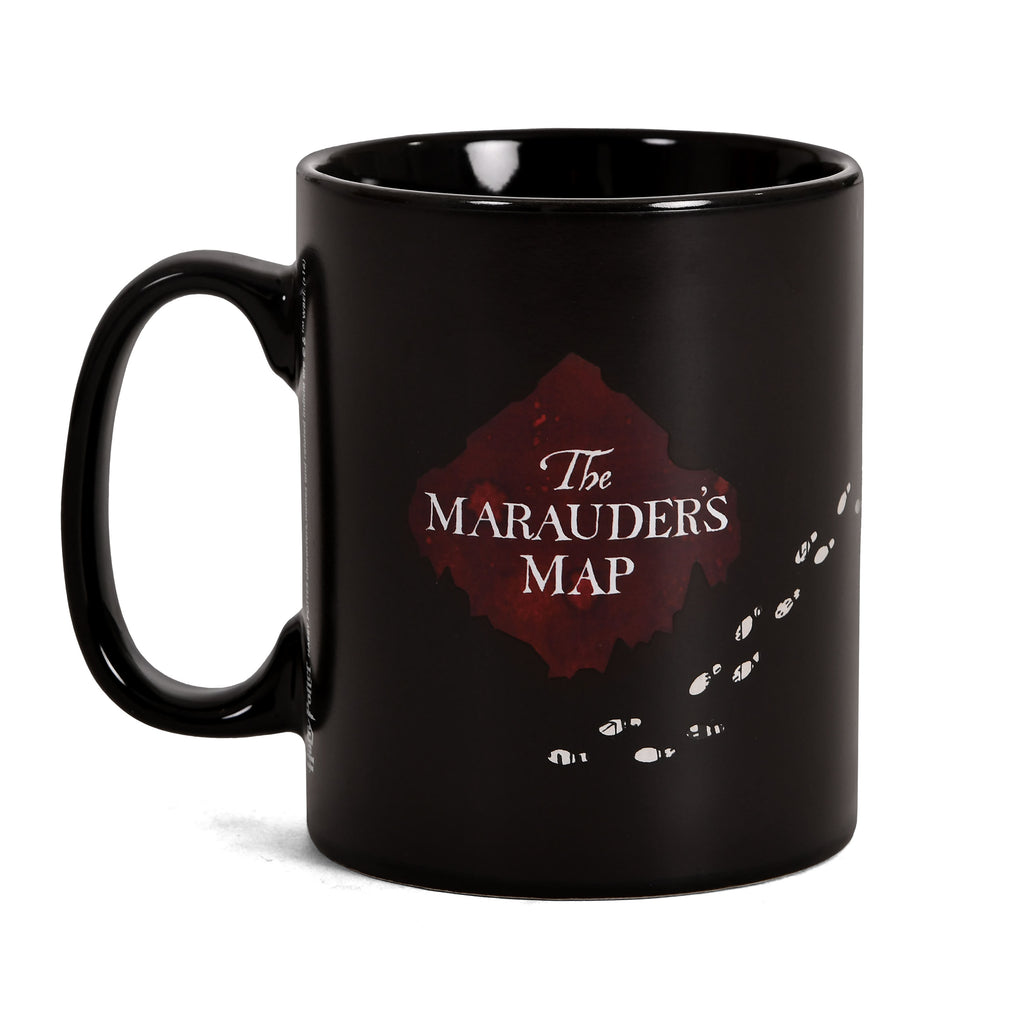 Zdjęcie produktu Harry Potter - Kubek z efektem termicznym Mapa Huncwotów czarny