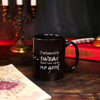 Zdjęcie produktu Harry Potter - Kubek z efektem termicznym Mapa Huncwotów czarny
