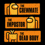 Zdjęcie produktu Impostor From Life To Death T-Shirt dla fanów Among Us czarne