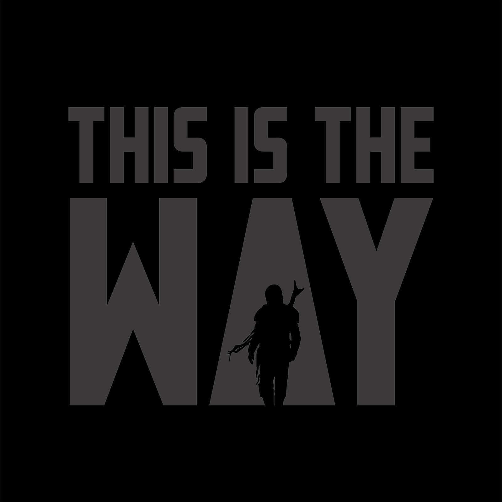 Zdjęcie produktu Koszulka The Way dla fanów Star Wars czarna