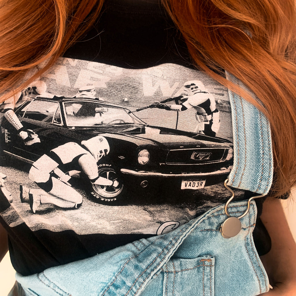 Zdjęcie produktu Star Wash T-Shirt dla fanów Star Wars czarne