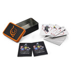 Zdjęcie produktu Naruto Shippuden - Karty do gry z symbolem Konoha w metalowym pudełku