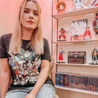Zdjęcie produktu One Piece - Koszulka Ruffy z załogą Słomkowego Kapelusza czarna