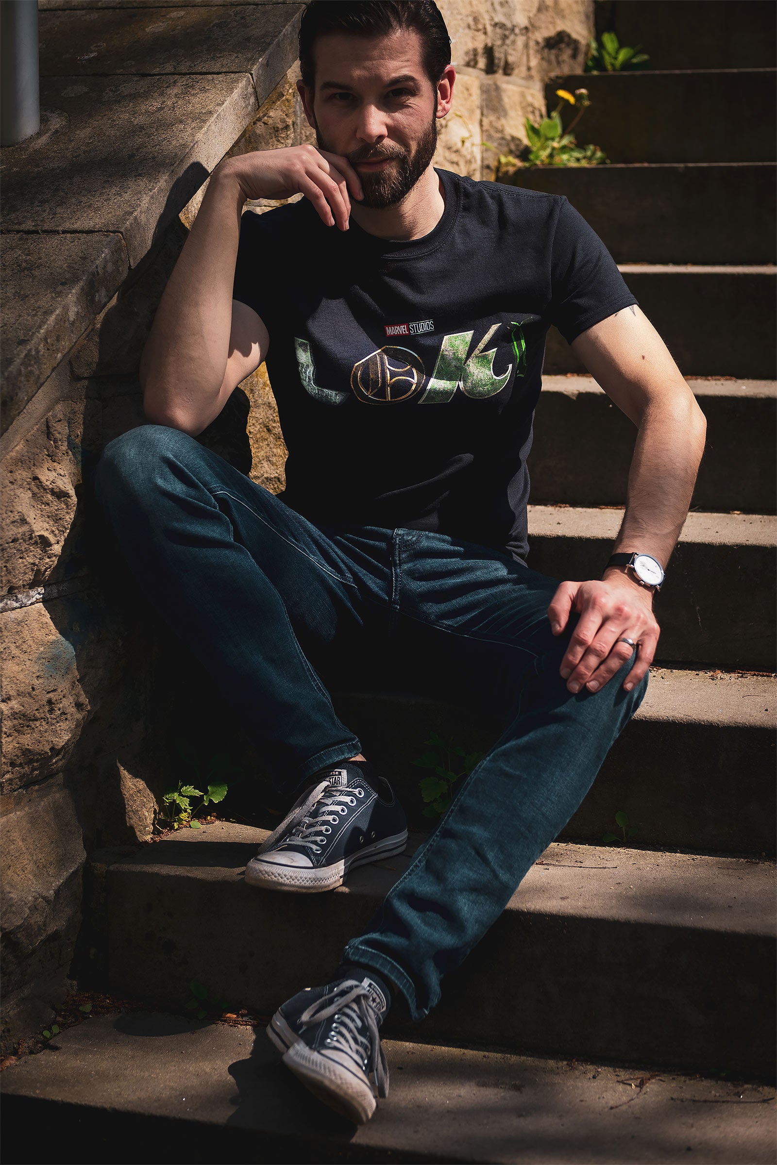 Zdjęcie produktu Loki - Logo T-Shirt czarne
