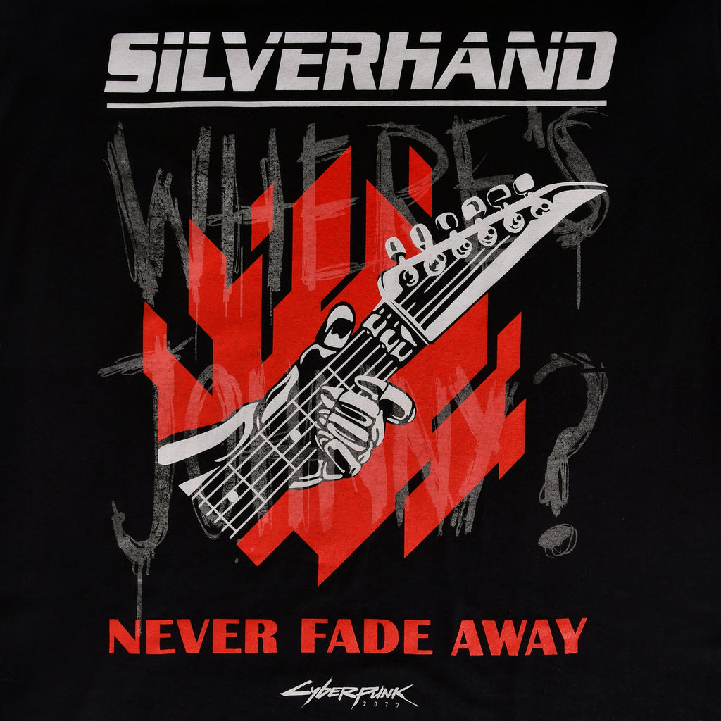 Zdjęcie produktu Cyberpunk 2077 - Johnny Fade Glow in the Dark T-Shirt czarny
