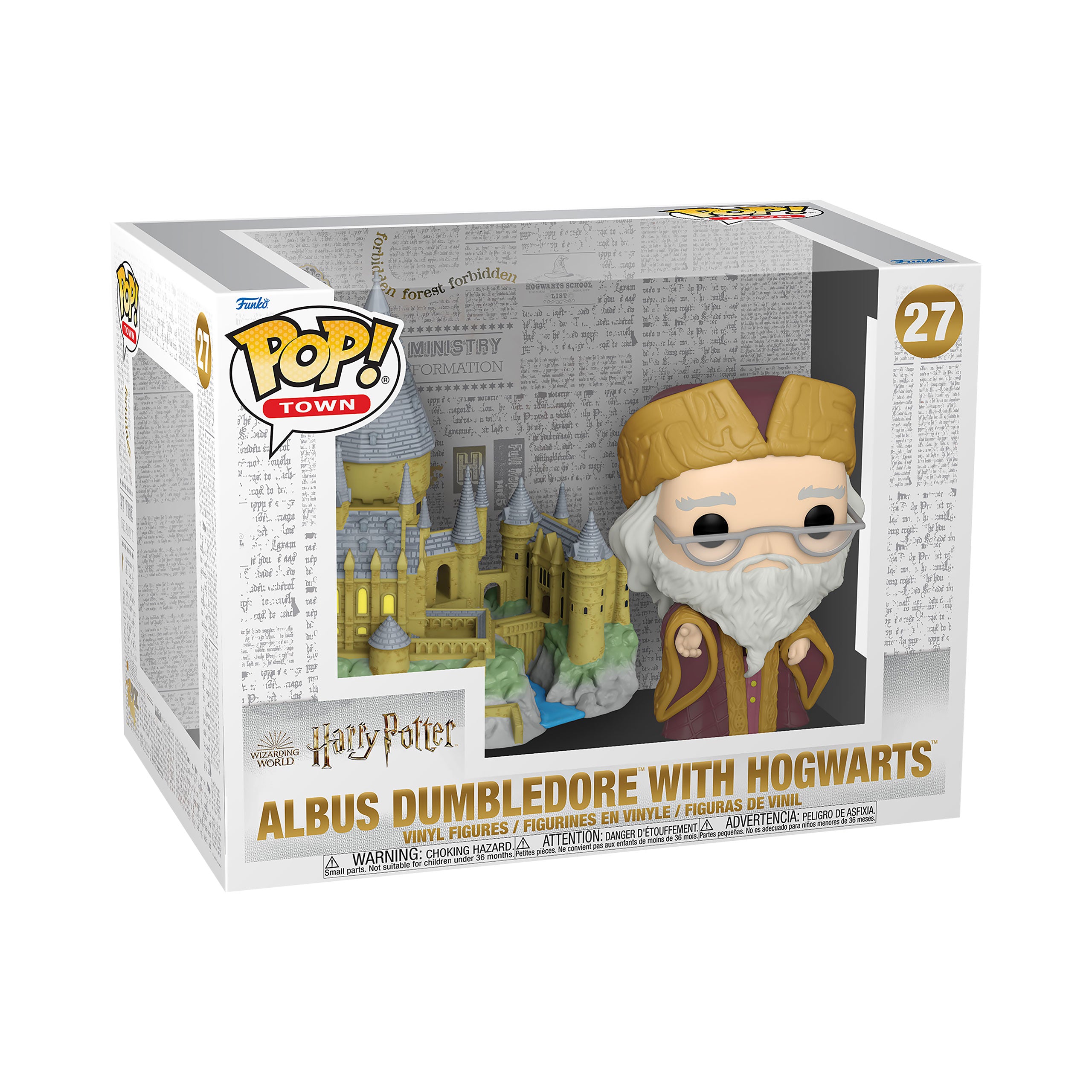 Zdjęcie produktu Harry Potter - Dumbledore z zamkiem Hogwart Funko Pop figurka