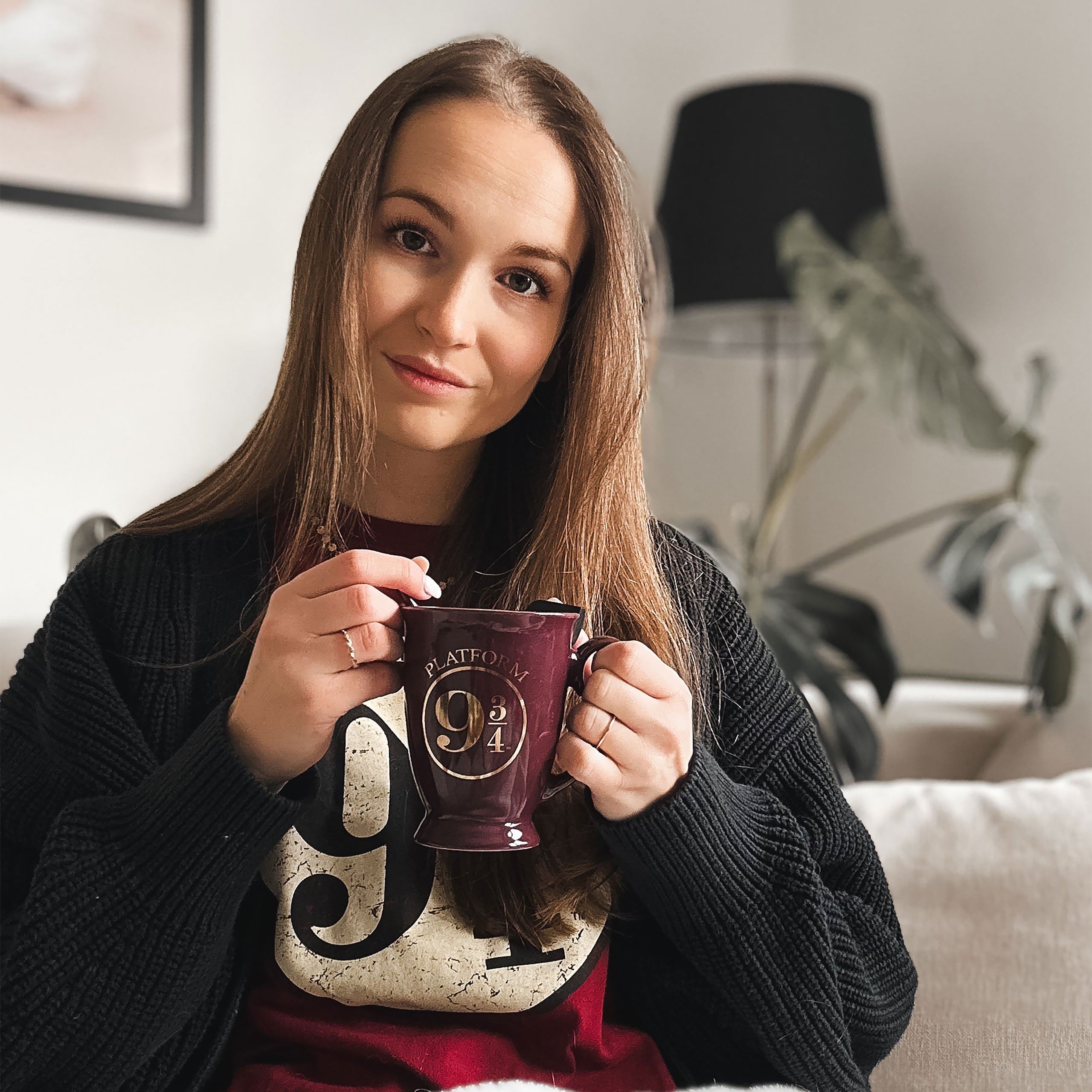 Zdjęcie produktu Harry Potter - Kolekcjonerski kubek z łyżeczką Peron 9 3/4