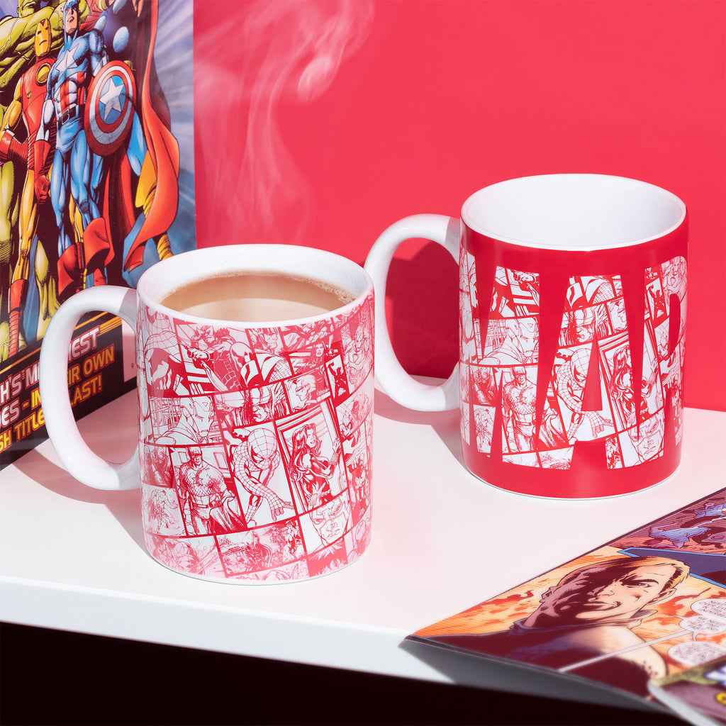 Zdjęcie produktu Marvel - Kubek z efektem termicznym z logo komiksu