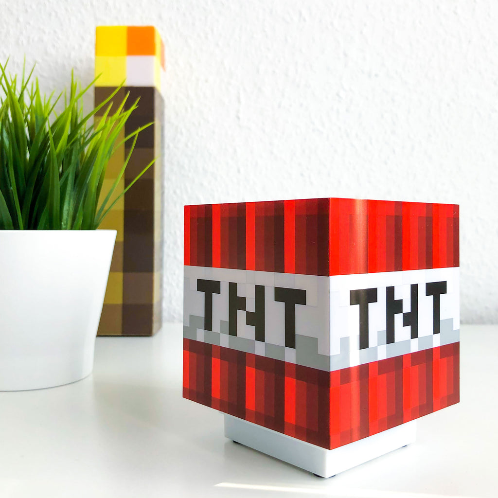 Zdjęcie produktu Minecraft - TNT Blok Lampa stołowa z dźwiękiem