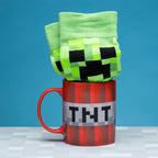 Zdjęcie produktu Minecraft - Zestaw skarpet Creeper i kubka TNT