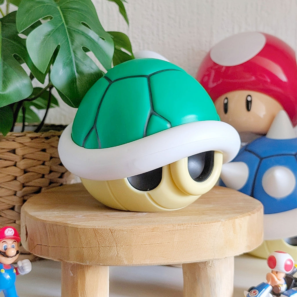 Zdjęcie produktu Super Mario - Zielona lampa stołowa w kształcie skorupy z dźwiękiem