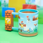 Zdjęcie produktu Super Mario - Kubek z pytajnikiem z uchwytem 3D