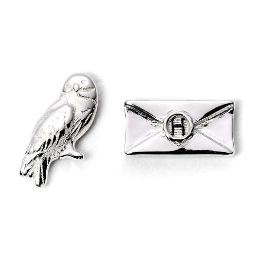 Zdjęcie produktu Harry Potter - Kolczyki Hedwiga i List z Hogwartu