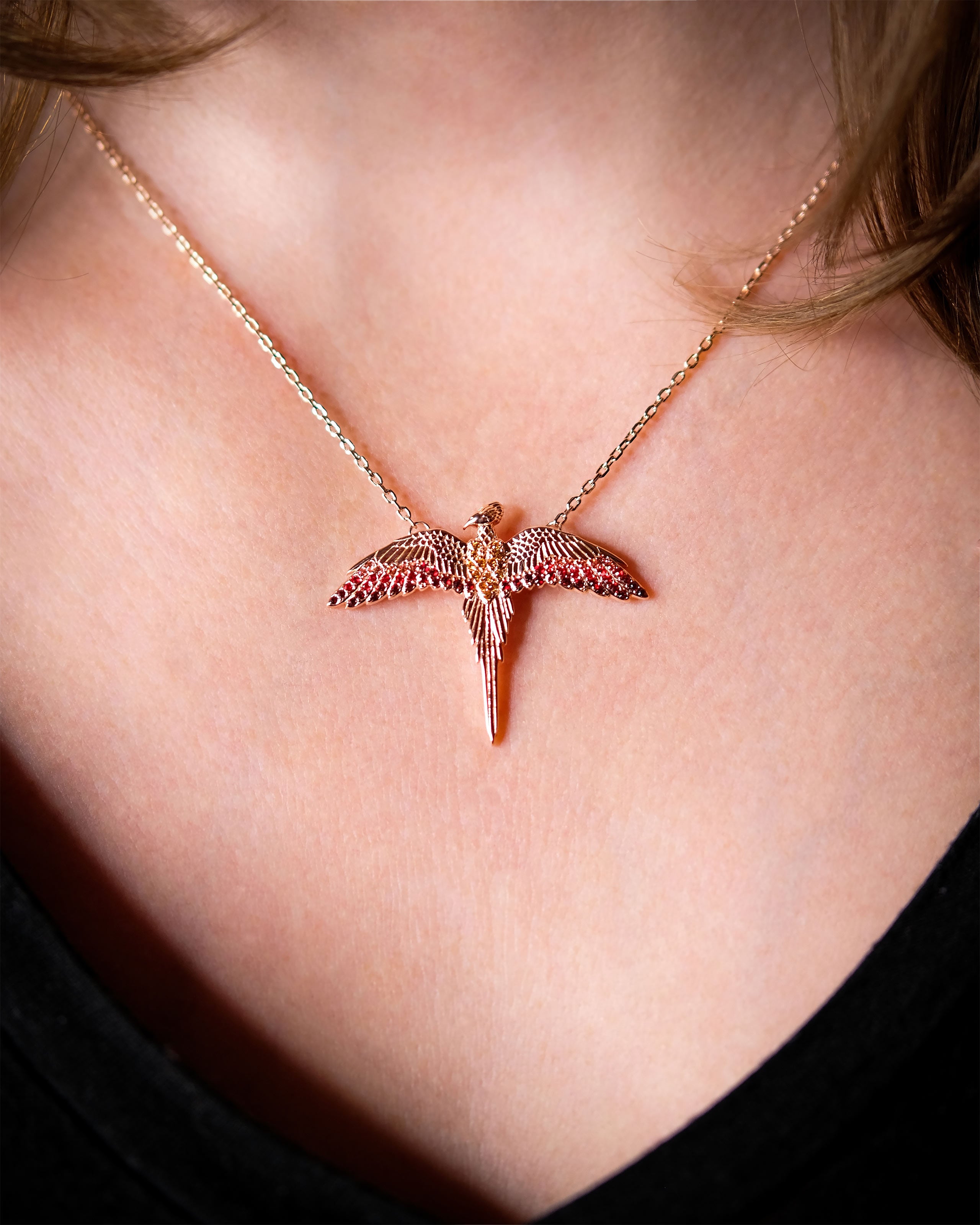 Product image Harry Potter - Fawkes Necklace with Crystals