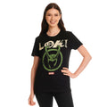 Zdjęcie produktu Loki - Koszulka z logo Badge czarna