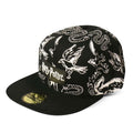 Zdjęcie produktu Harry Potter - Snapback czapka z herbami Hogwartu czarno-biała