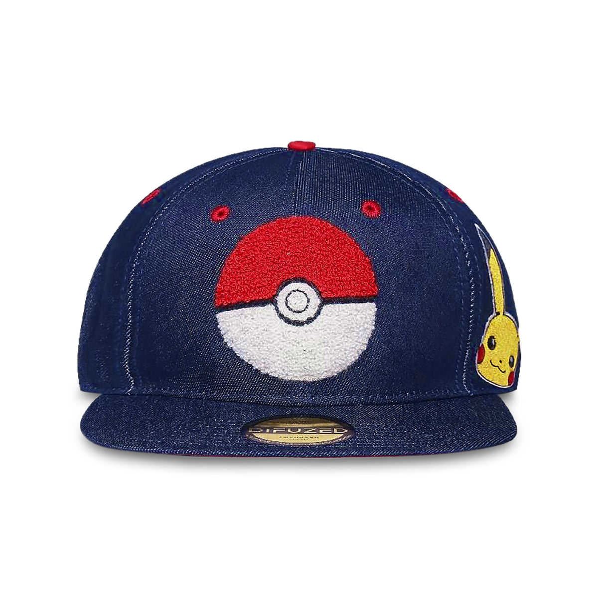 Zdjęcie produktu Pokemon - Snapback czapka z daszkiem Pokeball niebieska