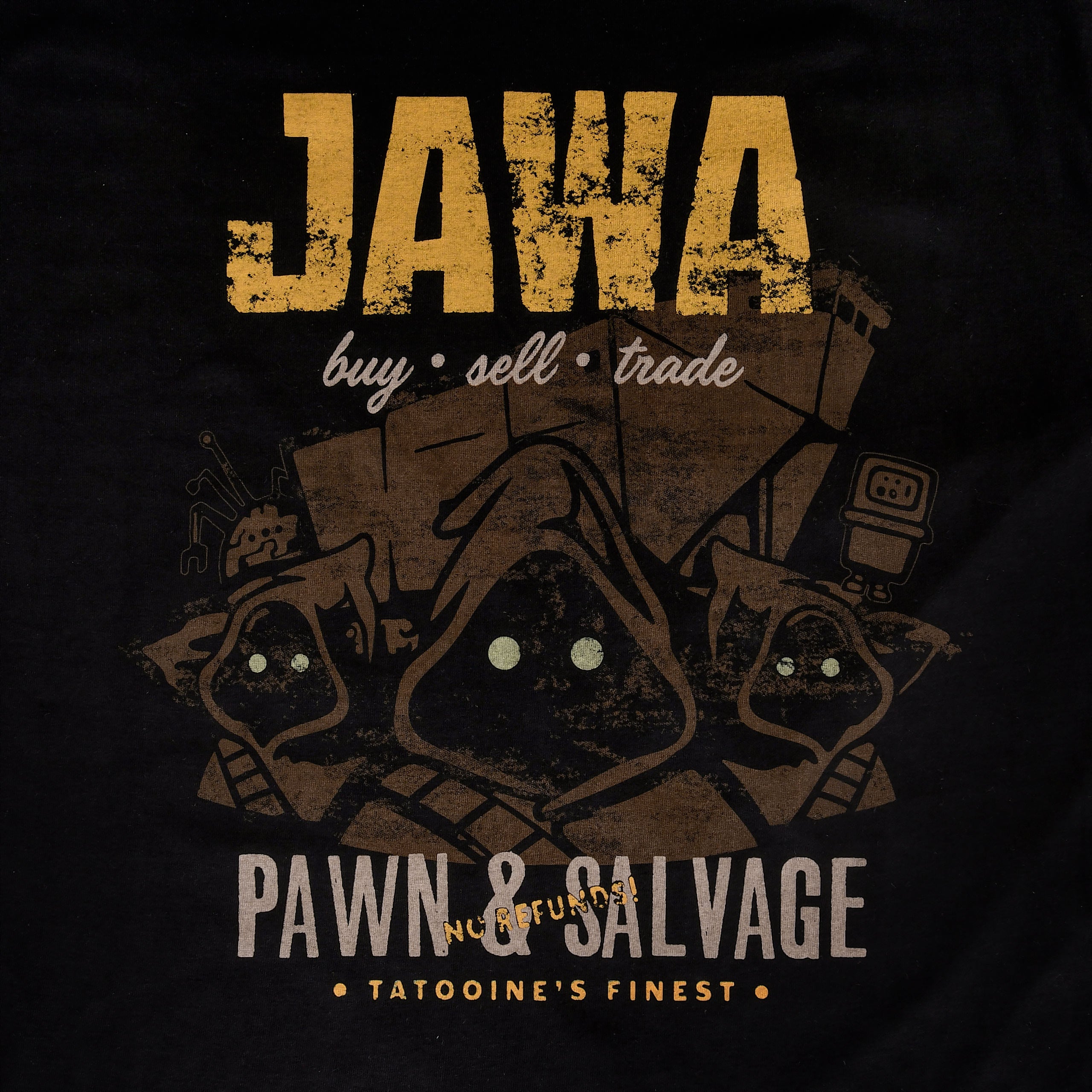 Zdjęcie produktu Star Wars - Jawa Pawn & Salvage T-Shirt czarne