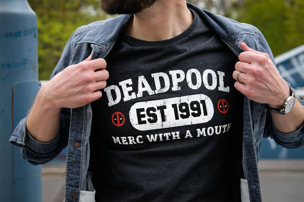 Zdjęcie produktu Deadpool - Est 1991 T-Shirt szary