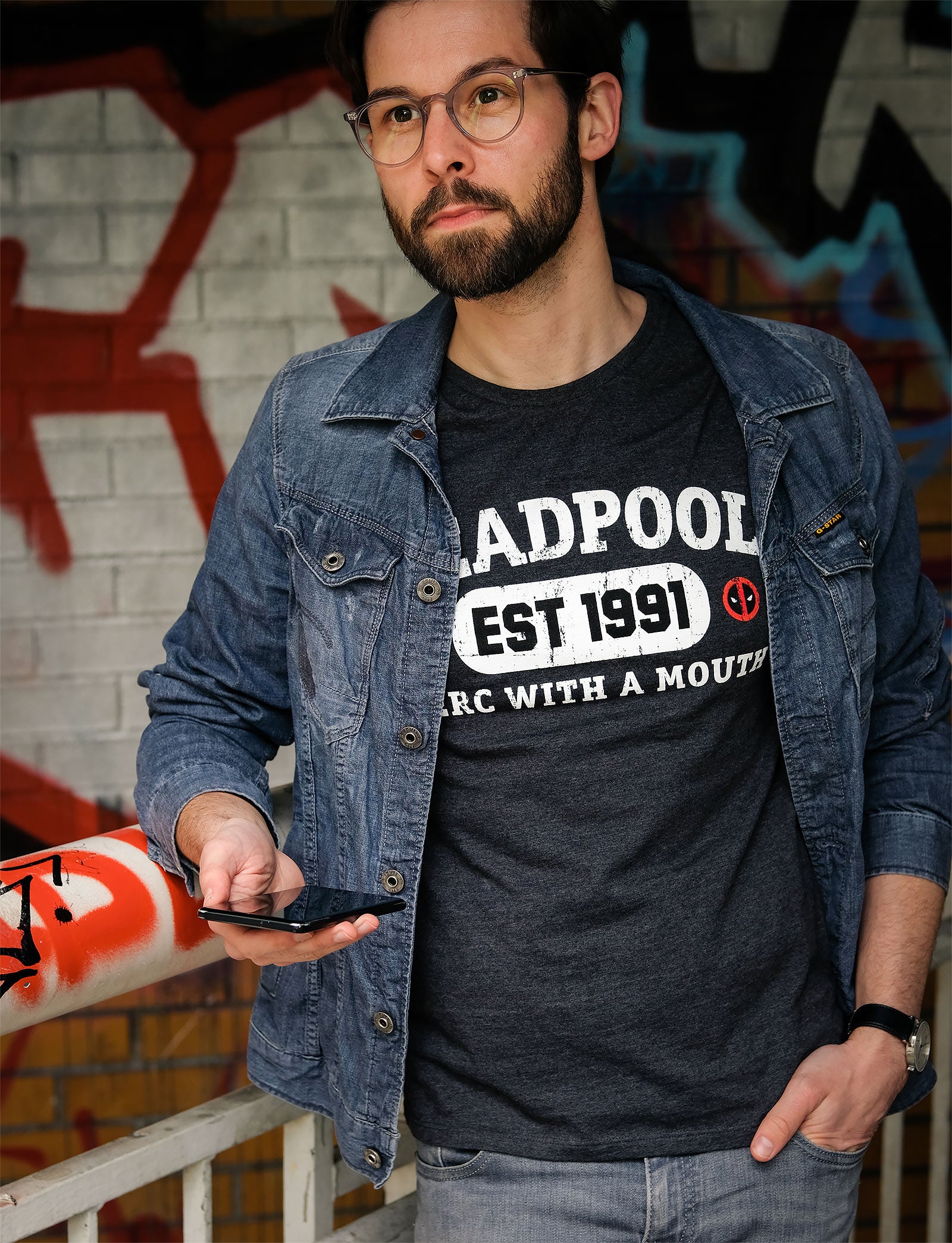 Product image Deadpool - Est 1991 T-Shirt grey