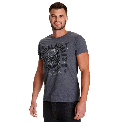 Zdjęcie produktu Star Wars - Admiral Ackbar's Fleet Sales T-Shirt niebieski