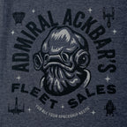 Zdjęcie produktu Star Wars - Admiral Ackbar's Fleet Sales T-Shirt niebieski